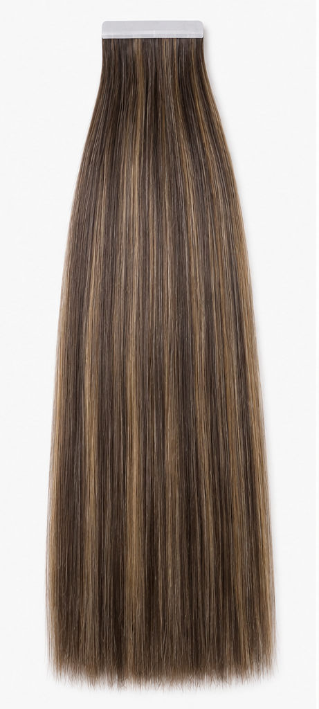 Extensions adhésives B2/8# - Balayage Noisette Miel