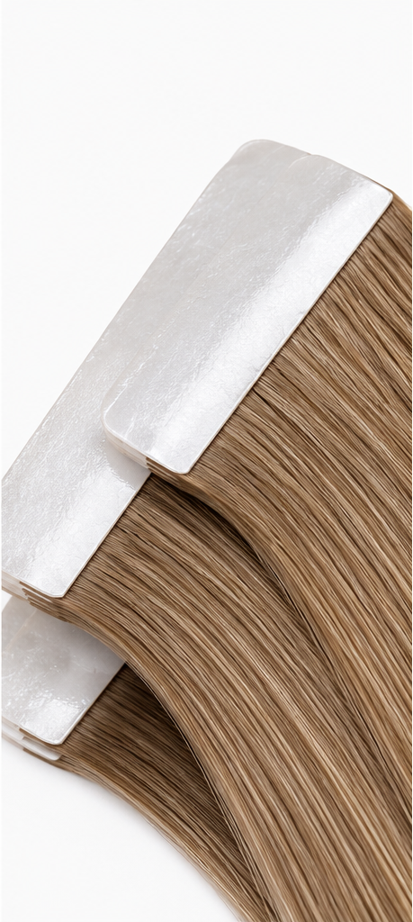 Extensions adhésives B8# Châtain Beige