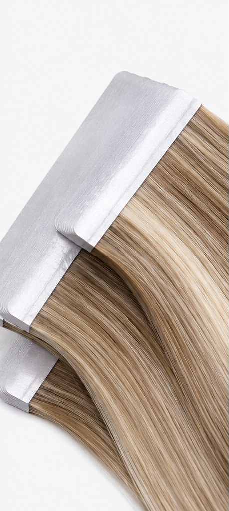 Extensions adhésives P8/613# - Balayage Blond Vanille