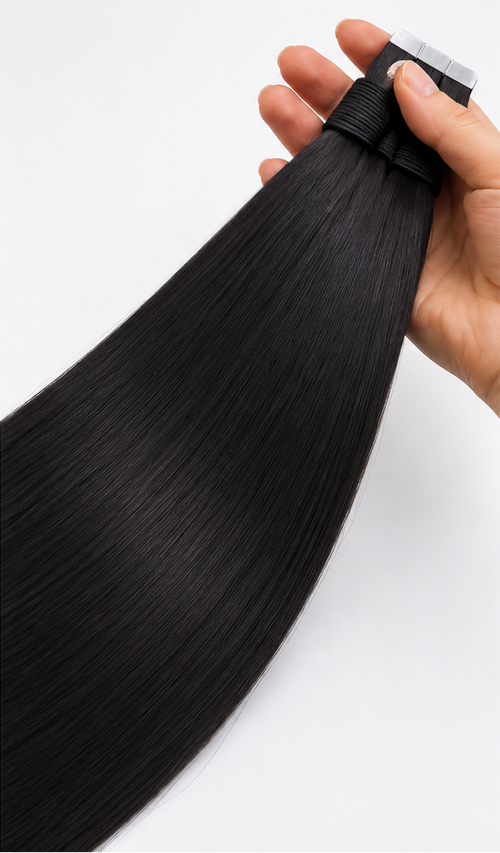 Extensions adhésives 1B# - Noir Naturel